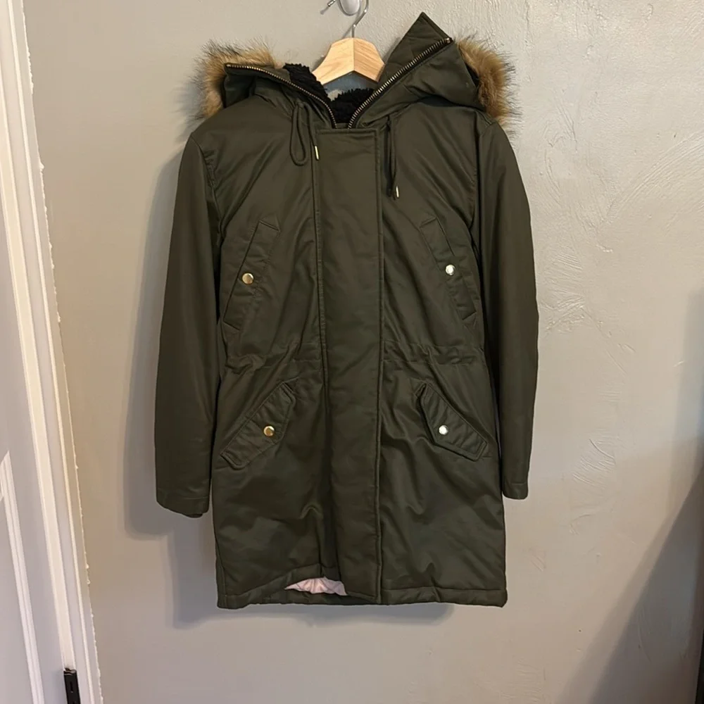 J. Crew Perfect winter parka with eco-friendly PrimaLoft®